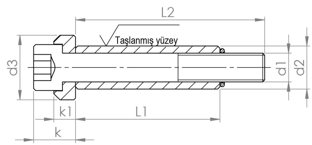 borulu askı civatası